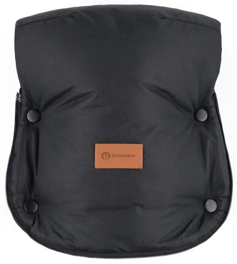 PETITE&MARS - Set sacco 4in1 ARCTIC + manopole passeggino Forever Black