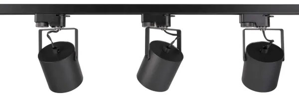 Faretto per sistema a binario MINOR 3xGU10/10W/230V + 1 m rotaia sistema
