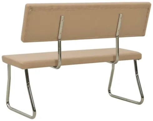 Panca 110 cm Cappuccino in Similpelle