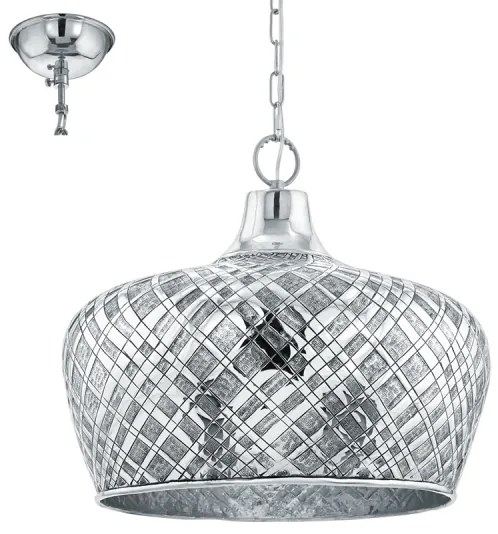 Eglo 49677 - Lampada a sospensione SALTASH 1xE27/60W