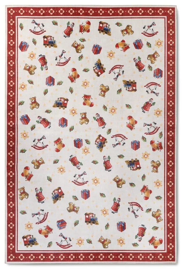 Tappeto rosso con motivo natalizio 160x230 cm Red Christmas - Villeroy&amp;Boch