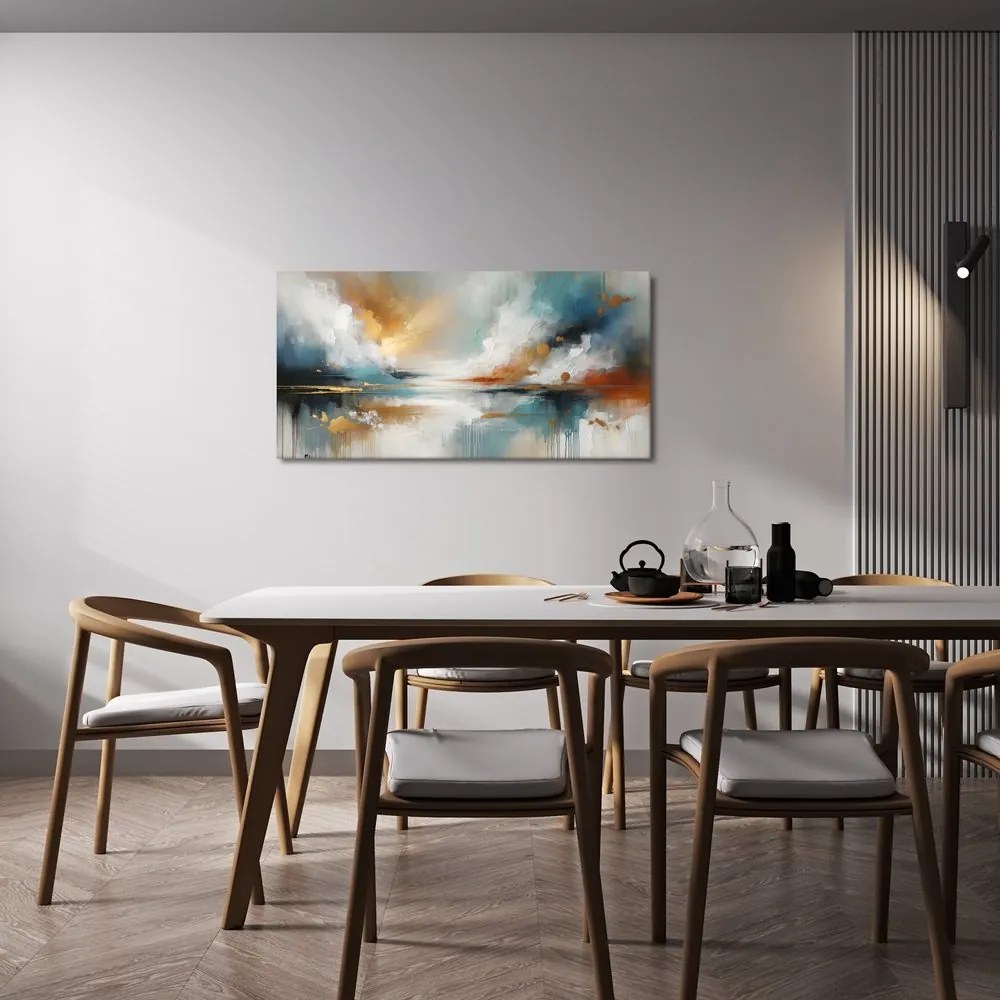 Quadro su tela – Astrazione moderna con natura