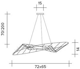 Tesa nera sospensione piccola (ULTIMI DISPONIBILI - N°1 )