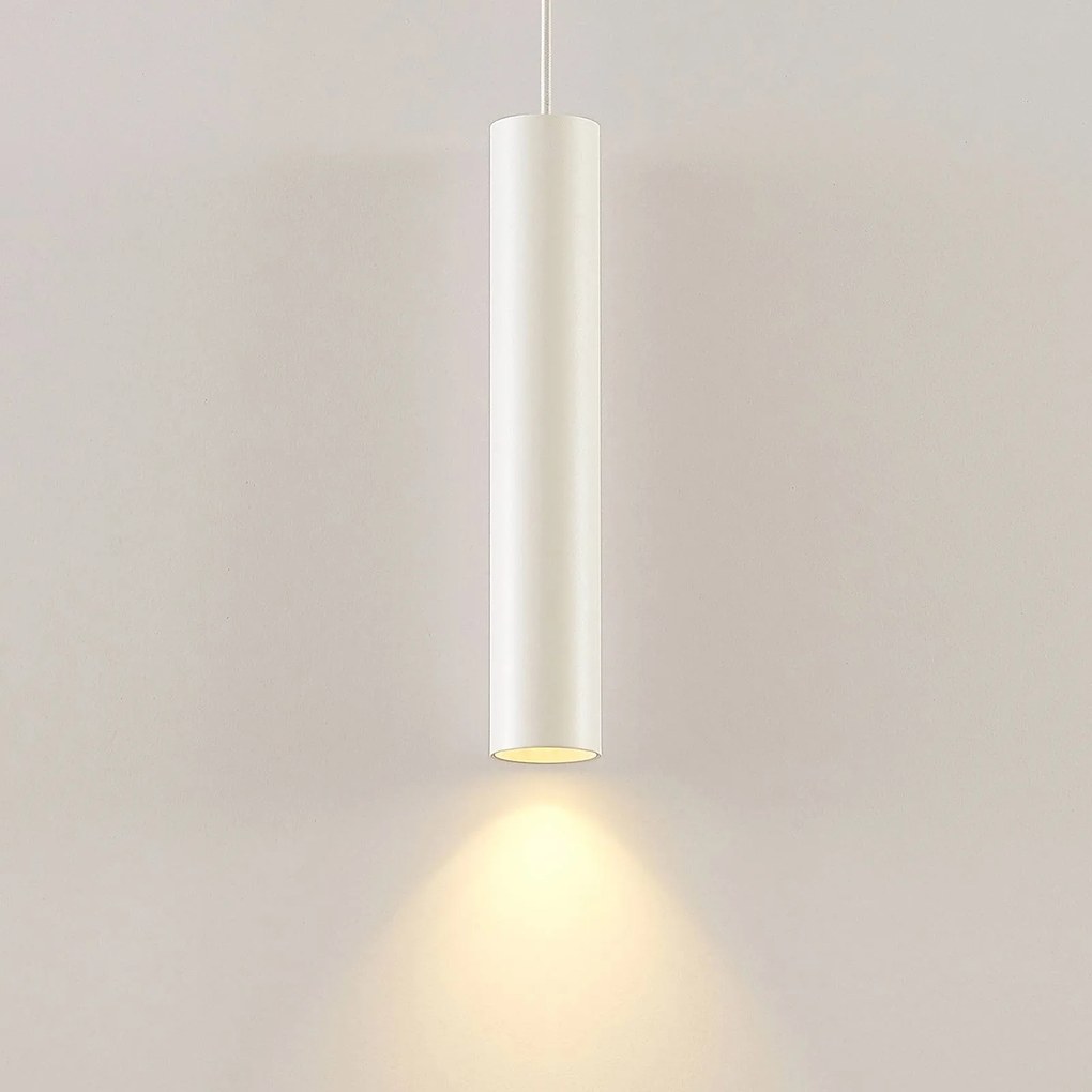 Lampada a sospensione Arcchio Ejona, altezza 35 cm, bianco, alluminio