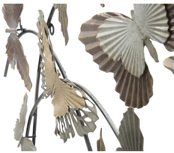 Pannello decorativo in ferro trama farfalle 118x3x52 cm Butterfly