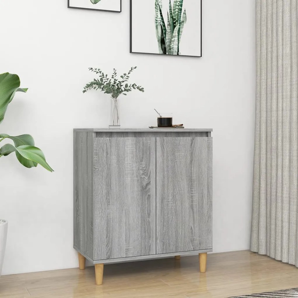 Credenza grigio sonoma 60x35x70 cm in legno ingegnerizzato