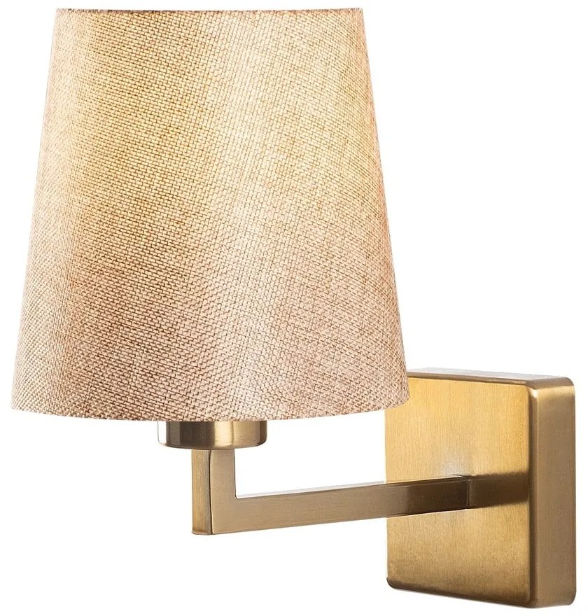 Lampada da parete beige/dorata ø 18 cm Profil – Opviq lights