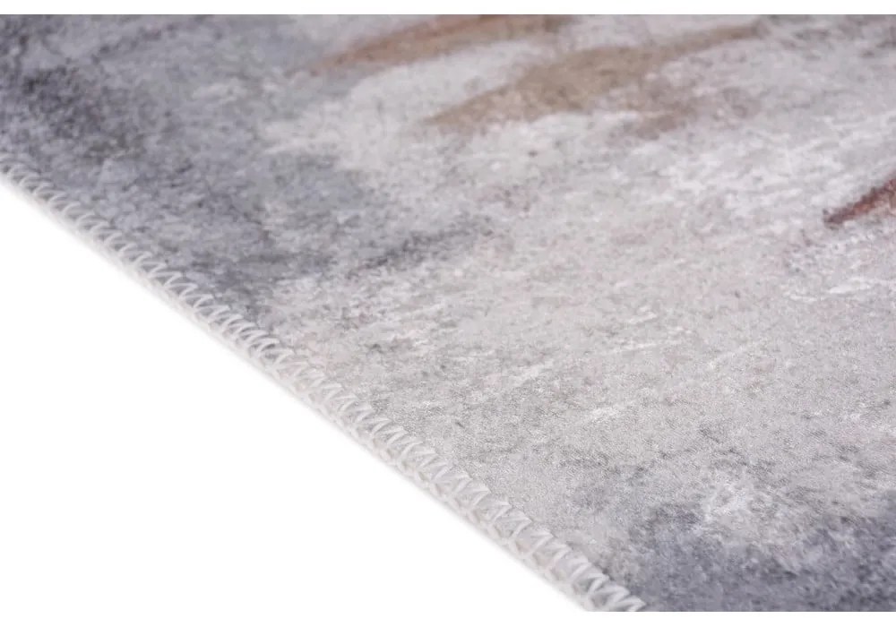 Tappeto grigio e avorio lavabile 60x100 cm Abstract Colors – Vitaus