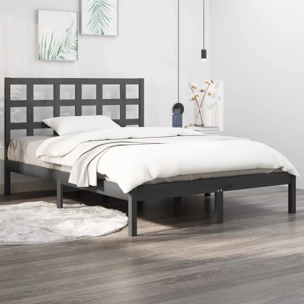 Giroletto Grigio İn Legno Massello 200x200 Cm /