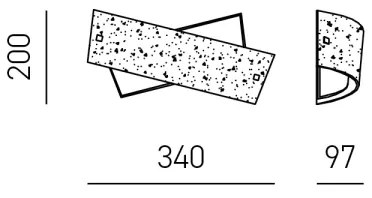 Gea Luce CAMILLA A P oro - Applique CAMILLA 2xE14/28W/230V 34 cm oro