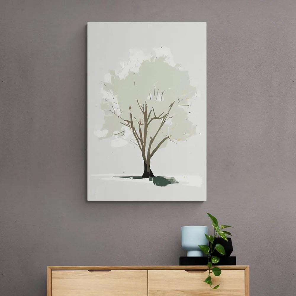 Stampa su tela – Albero con un tocco di minimalismo