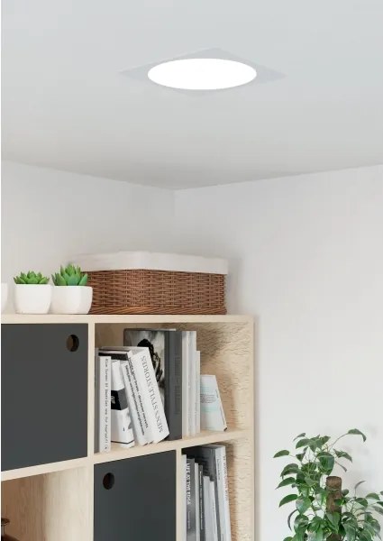 Eglo 901402 - Plafoniera LED da incasso FUEVA LED/18,5W/230V 21,6x21,6 cm bianco