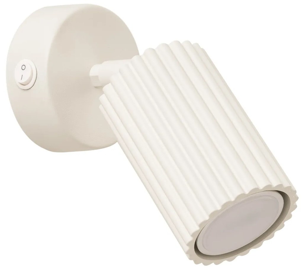 Applique da Parete GU10 in Alluminio con Interruttore KARBON