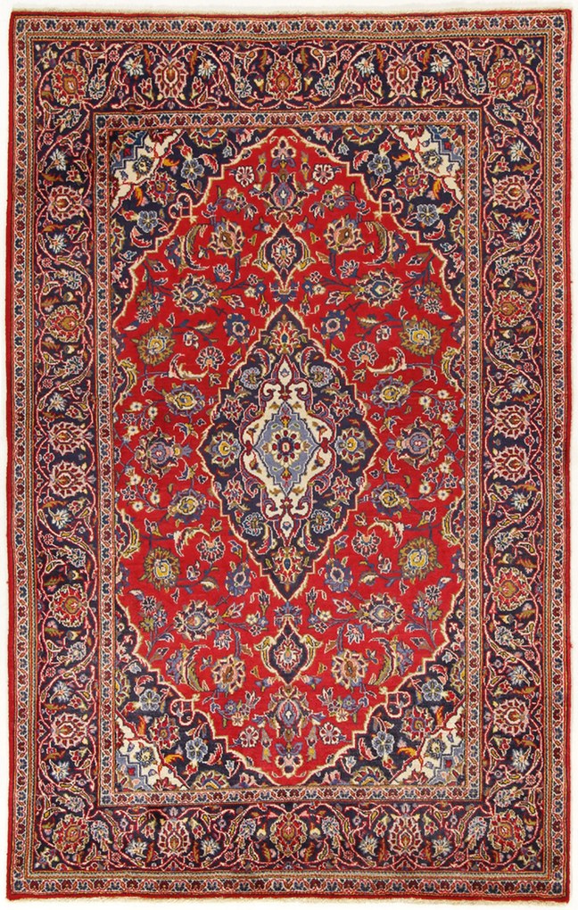 Kashan Tappeto persiano 220 x 140 (Iran) Annodato A Mano
