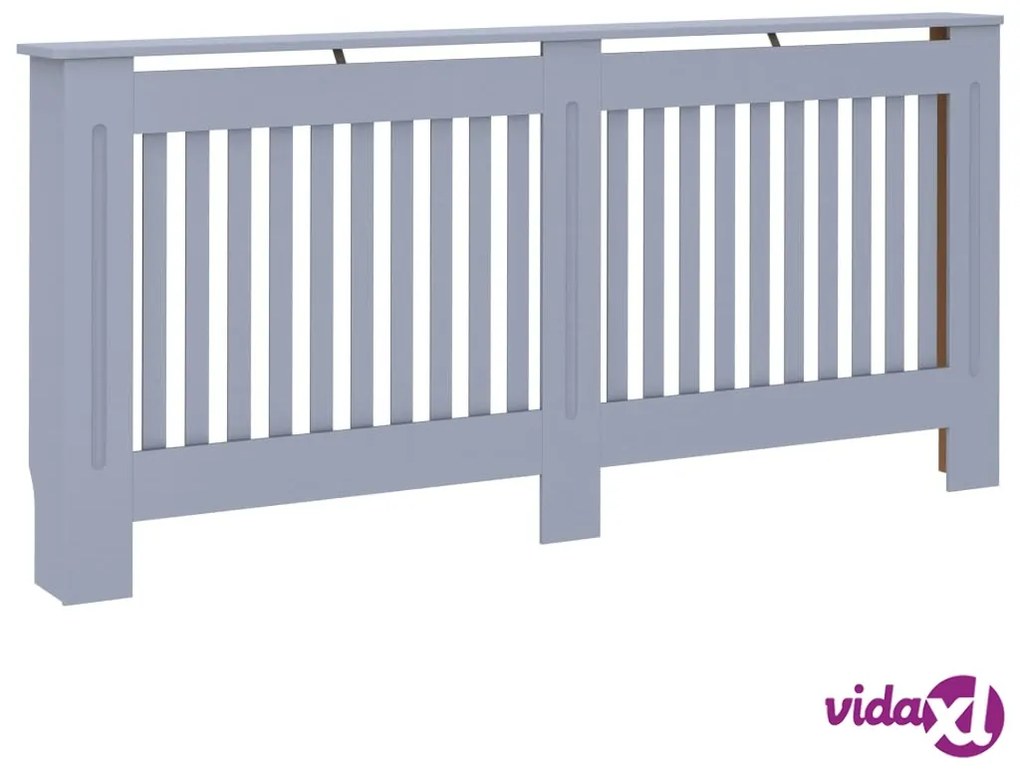 vidaXL Copertura per Radiatore Antracite 172x19x81,5 cm in MDF
