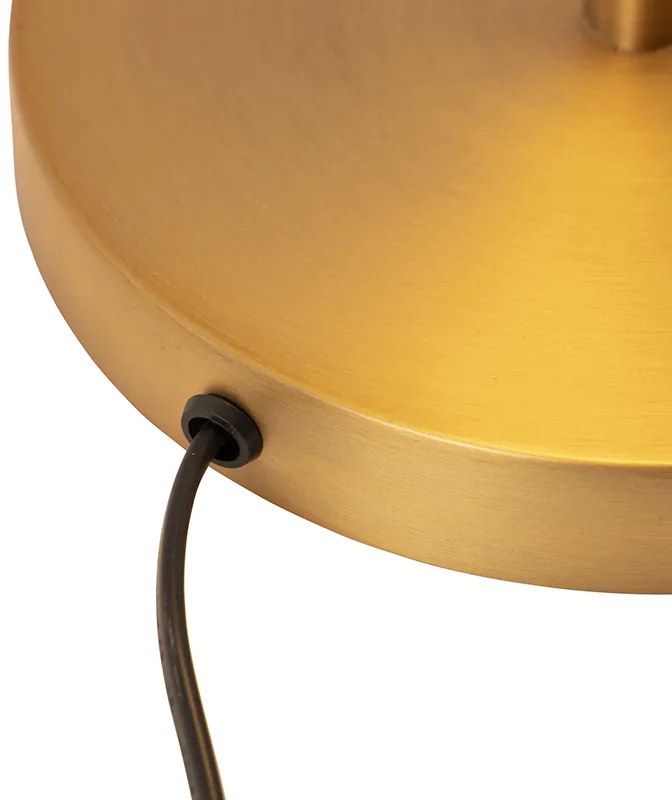 Lampada da tavolo moderna bronzo con LED - Disco