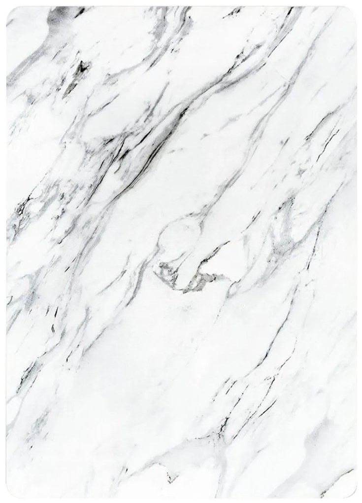 Tagliere effetto marmo bianco 20x30 cm