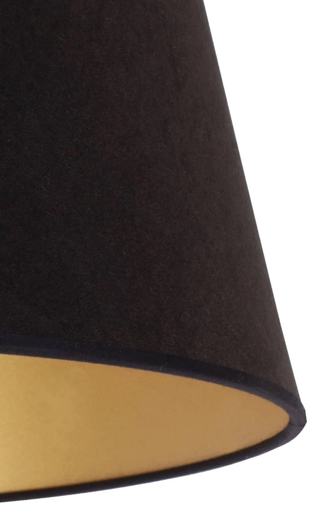 Duolla Paralume Cone altezza 25,5 cm, nero/oro