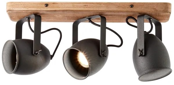 Brilliant - Faretto CROWTON 3xGU10/6W/230V, finitura pino