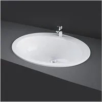 Lavabo Incasso Soprapiano 63,5L x 53,5P cm Colore Bianco Rak Ceramics