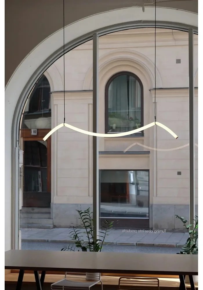 Lampadario LED bianco e nero Melt – Markslöjd