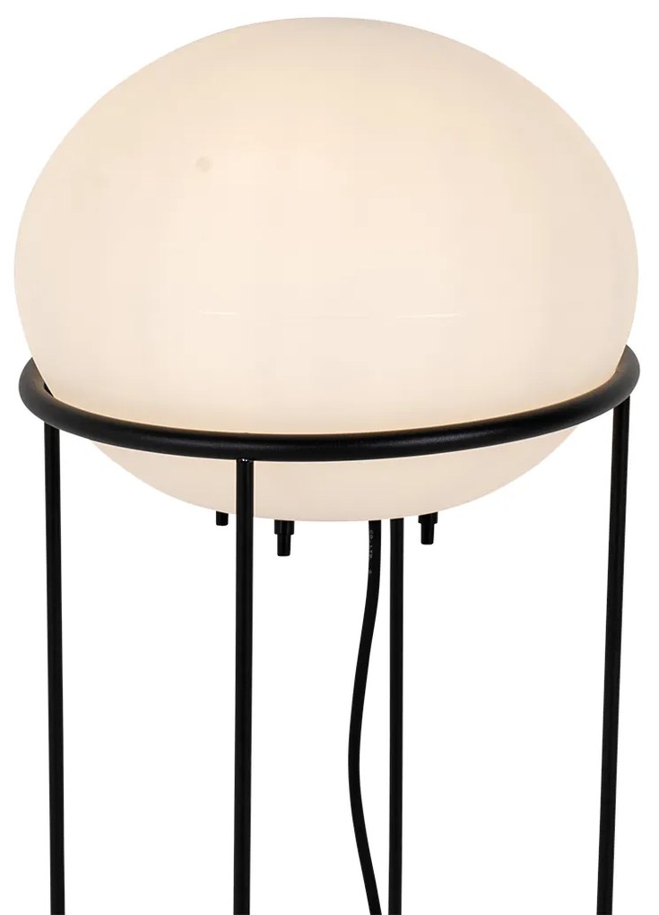 Lampada da terra da esterno di design nera - Jannie