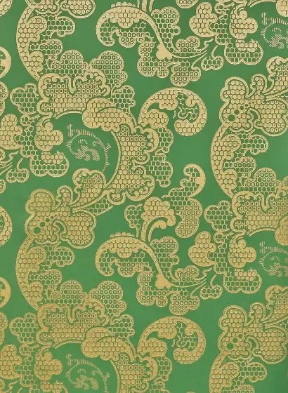 Isidore Leroy Carta da parati Eugénie - Vert Doré