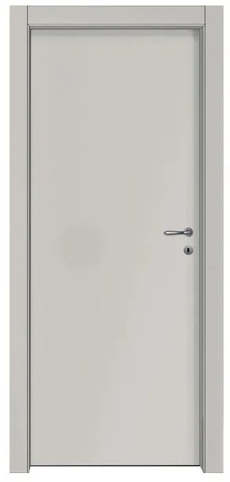 Porta interna a battente Idra in legno colore grigio, L 80 x H 210 cm, apertura reversibile