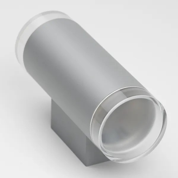 Brilagi - Applique da esterno LED RGBW MATERA 2xGU10/4,8W/230V grigio IP54