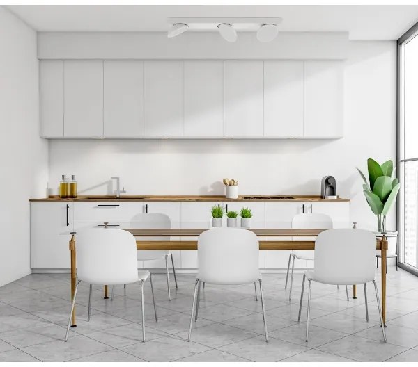 ITALUX SPL-31976-3B-WH - Faretto LED CASTELIO 3xLED/5W/230V 4000K bianco