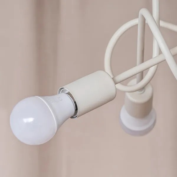 Lampadario a soffitto OXFORD 3xE27/15W/230V crema