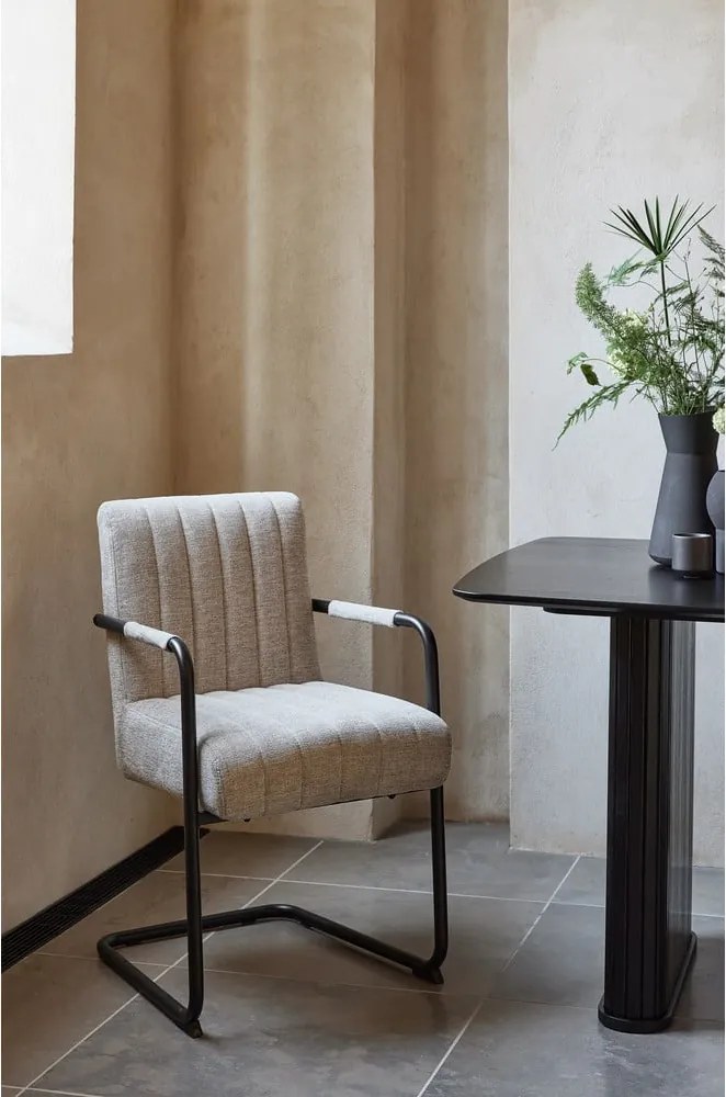 Sedia da pranzo beige Trout - Unique Furniture