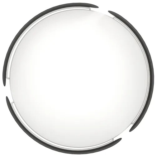 Eglo 99621 - Plafoniera LED VALCASOTTO LED/20W/230V Ø 37 cm nera
