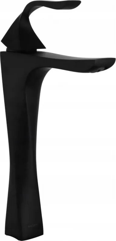 Mexen Estrella rubinetto lavabo alto, nero - 72310-70