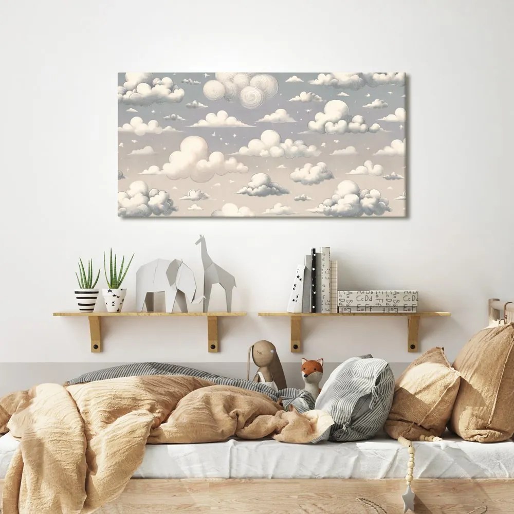 Quadro su tela – Cielo da fiaba con nuvole
