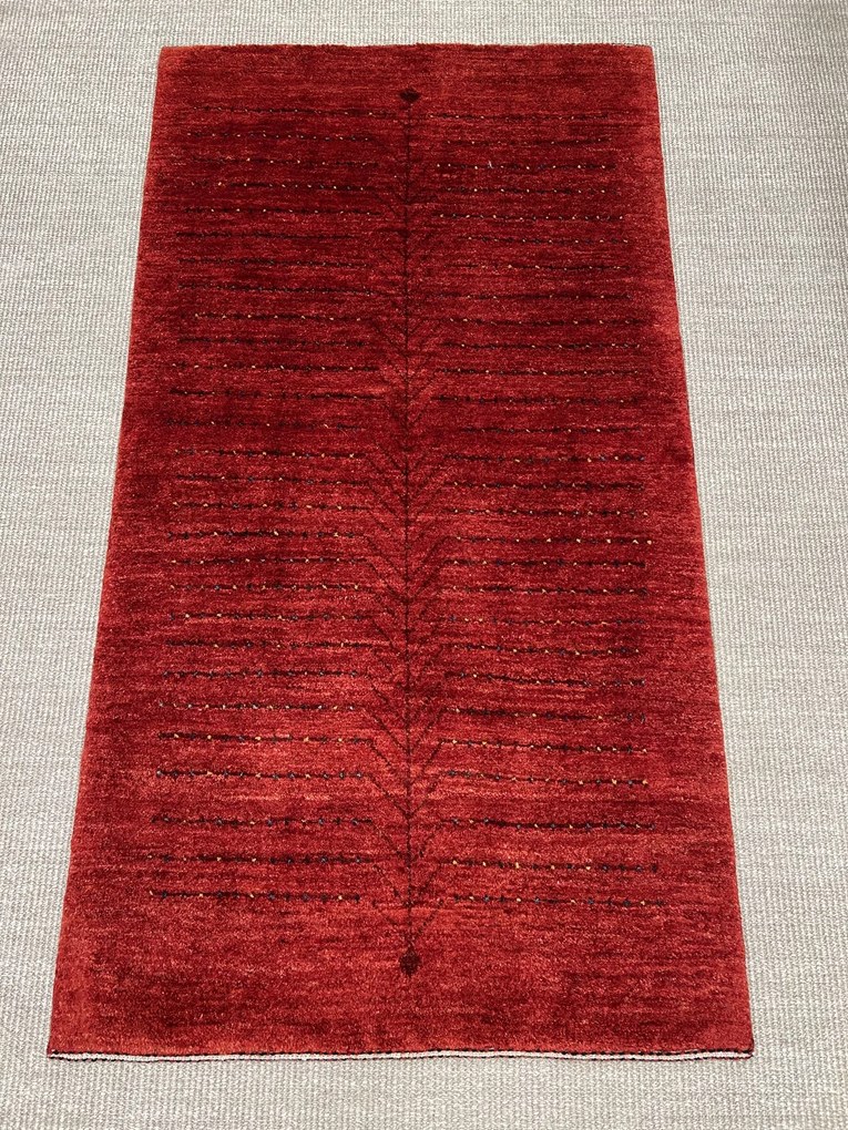 Gashguli Tappeto 150x80 Rosso (Iran) Annodato A Mano
