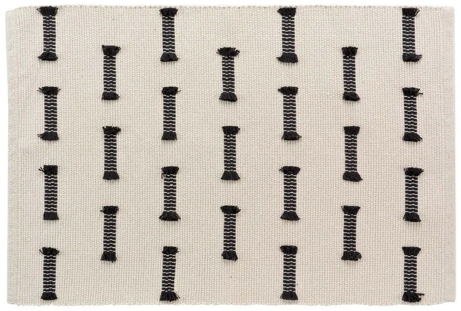 Tappeto lavabile crema 50x80 cm Juline - douceur d'intérieur