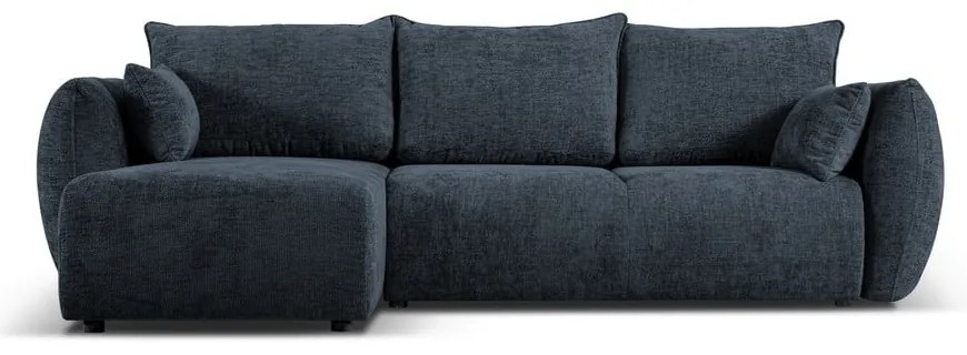 Divano angolare blu scuro (angolo sinistro) Matera - Cosmopolitan Design