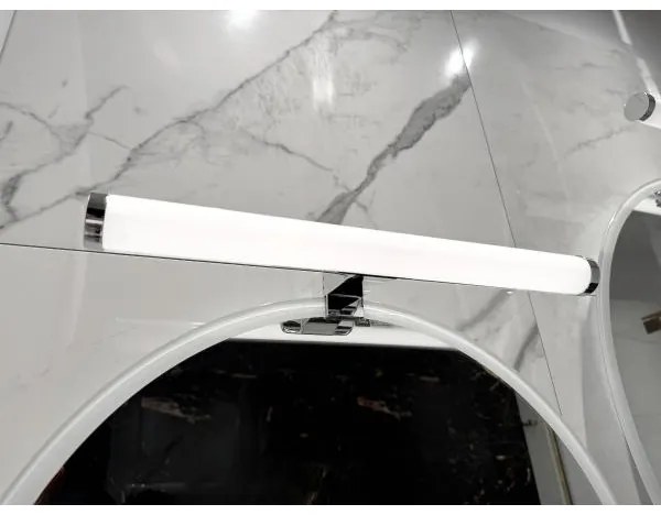 Lampada a LED per specchio da bagno 10W/230V 45 cm IP44 cromo lucido