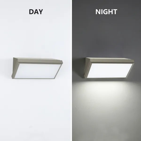 Brilagi-Applique da esterno con sensore TRIANGLE LED/20W/230V grigio IP65
