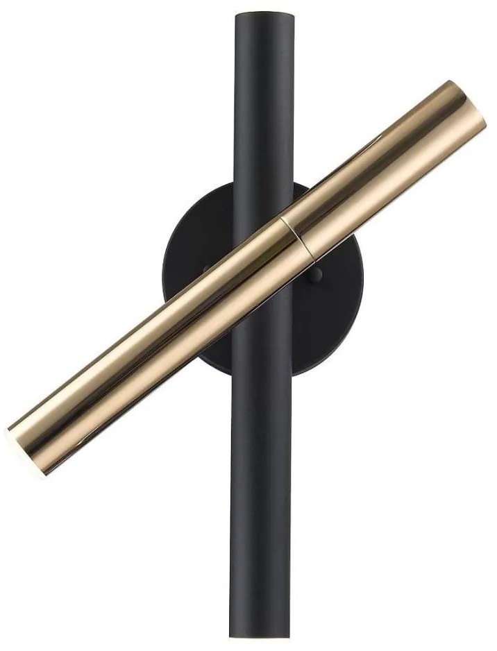 Zuma Line W0461-03N-P7SD - Applique a LED LOYA 3xLED/5W/230V nero/ottone