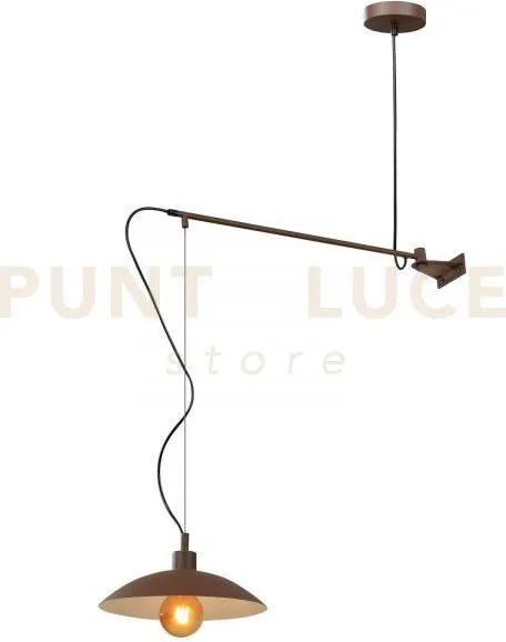 Applique a parete eldorado corten 1 luce attacco e27 83x30x128cm n ...