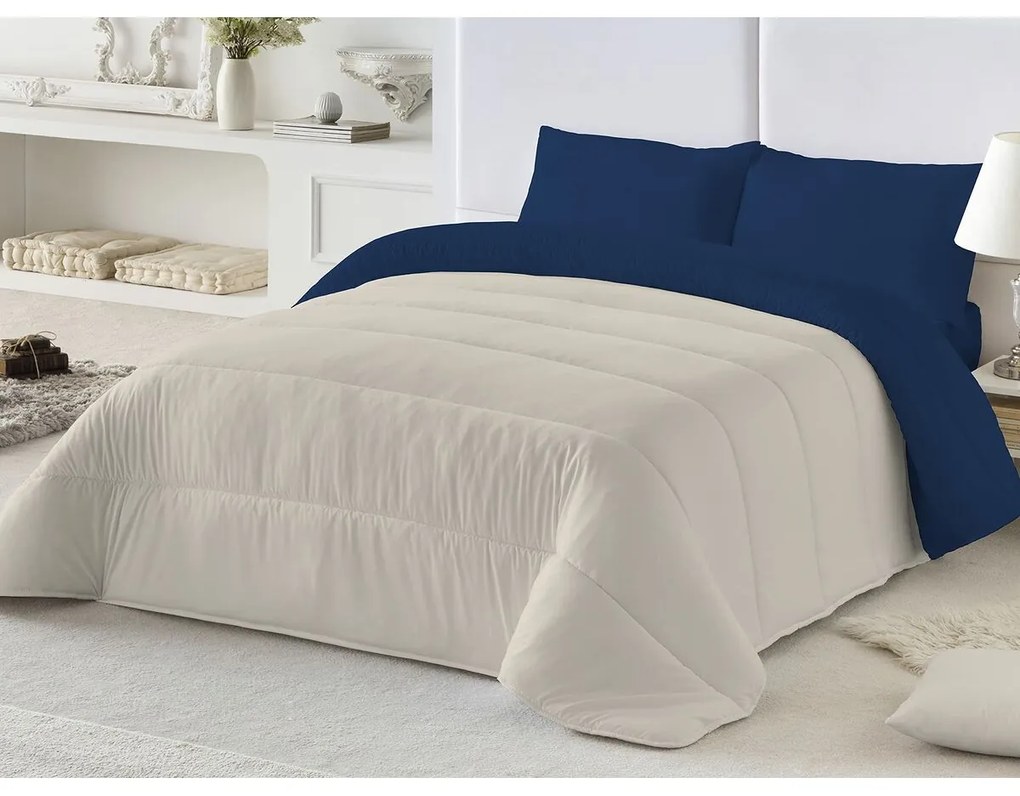 Piumino Letto Naturals   Azzurro Pietra 300 gsm 180 x 260 cm (Singolo) (1 Pezzi)