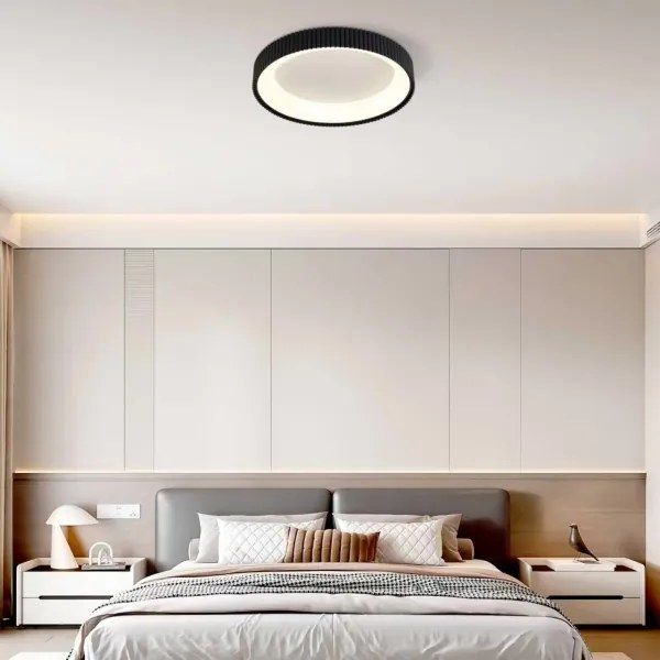 Brilagi - Plafoniera LED dimmerabile FALCON MODERN LED/54W/230V 60 cm nera + telecomando