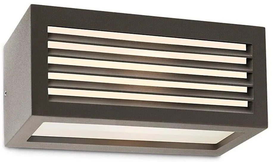 Redo 9898 - Applique da esterno BRICK 1xE27/23W/230V IP54 grigio