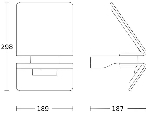 Steinel 081973 - Riflettore LED solare con sensore XSolar LS ONE LED/1,2W/3,3V