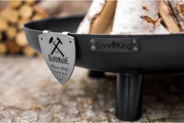 Braciere Da Giardino A Legna Artigianale In Acciaio Design Bali 80 cm Cook King