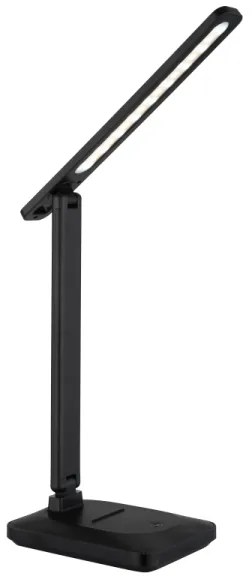 Globo 58481S - Lampada da tavolo LED LORNA dimmerabile touch 3W 5V 1800mAh nera