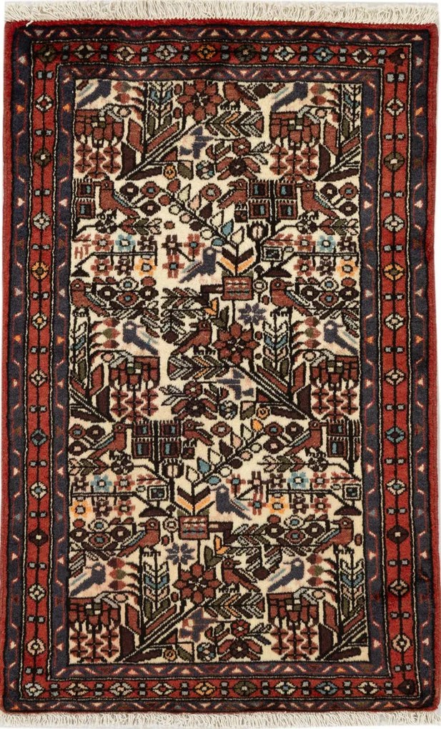 Hamedan Tappeto 130x80 (Iran) Annodato A Mano