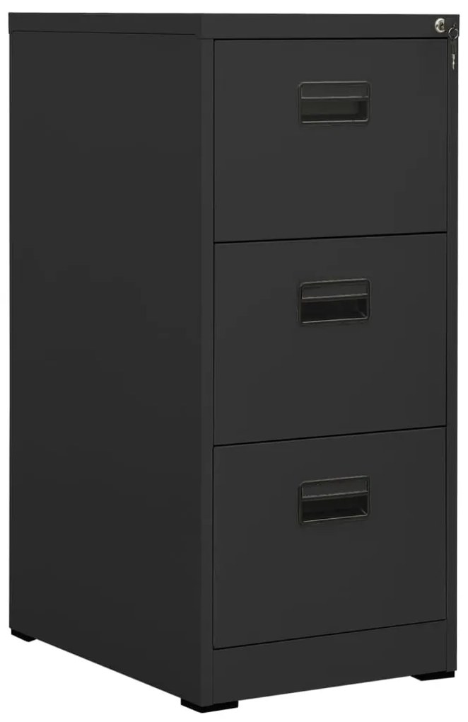 Schedario Antracite 46x62x102,5 Cm İn Acciaio /